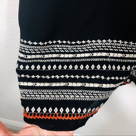 🔥SALE🔥 Anthropologie THML black embroidered popover sundress - Picture 5 of 6